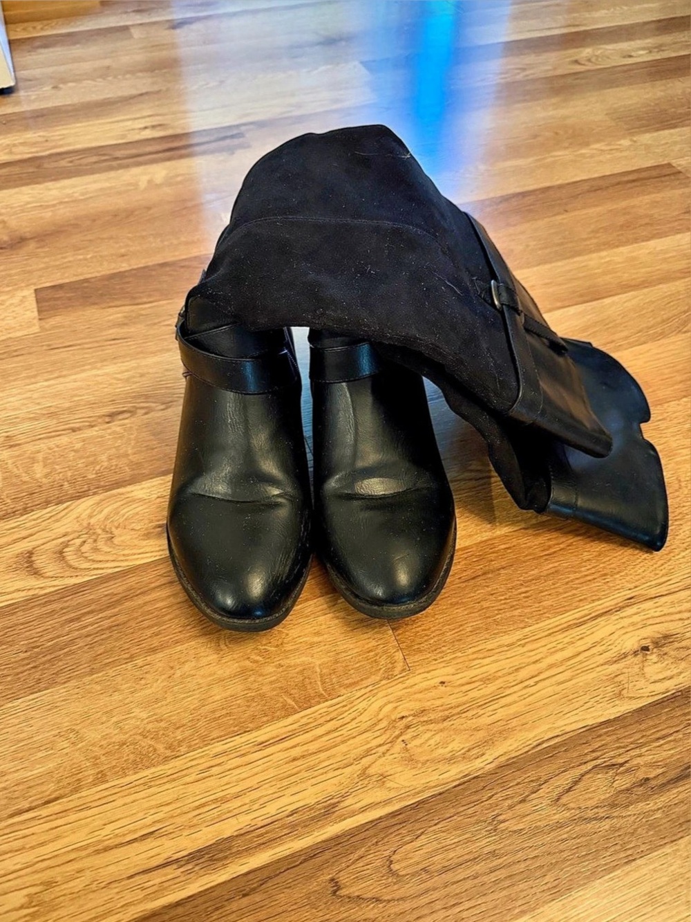 Rampage Ram-I-Magine Black Heeled Boots US 9M